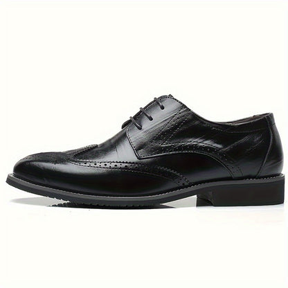 Men's Business Dress Shoes Pointed Toe Lace-Up Oxfords (Large Sizes Available)