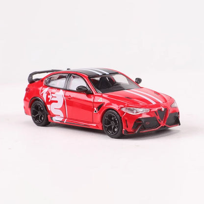 Diecast Original 1:64 Scale Alfa Romeo GTAm Miniature Simulation Alloy Car Model Collection Decoration Toy Gift Souvenir Display