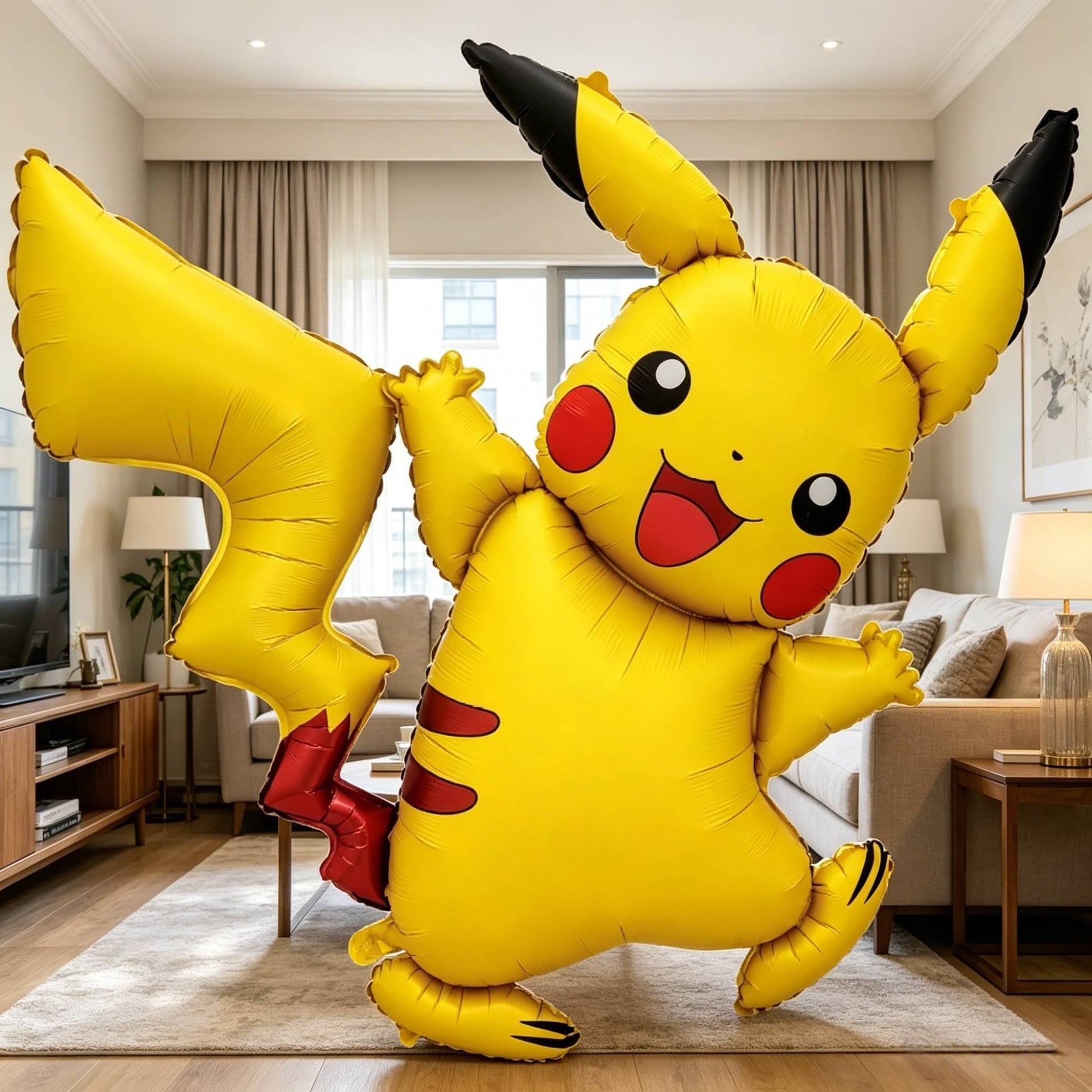 Pokemen Pikachu Foil Balloon Birthday Party Decoration supplies for Kids Birthday Party Home Decor Supplie Baby Shower Balloon G