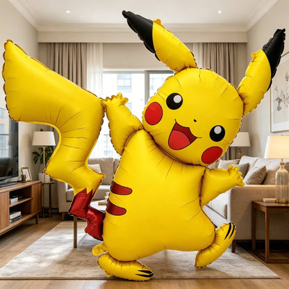 Pokemen Pikachu Foil Balloon Birthday Party Decoration supplies for Kids Birthday Party Home Decor Supplie Baby Shower Balloon G
