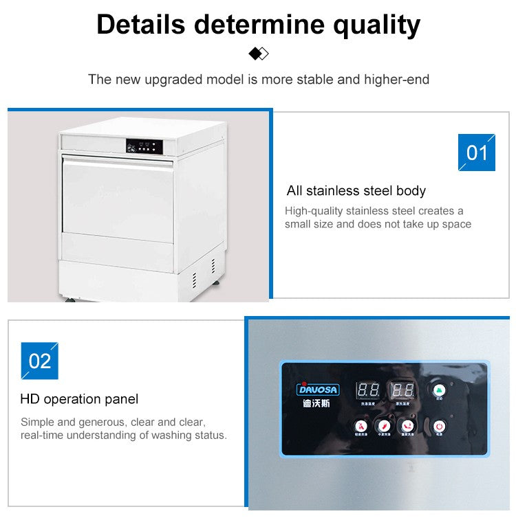 Fully Automatic Countertop Electric Dishwasher