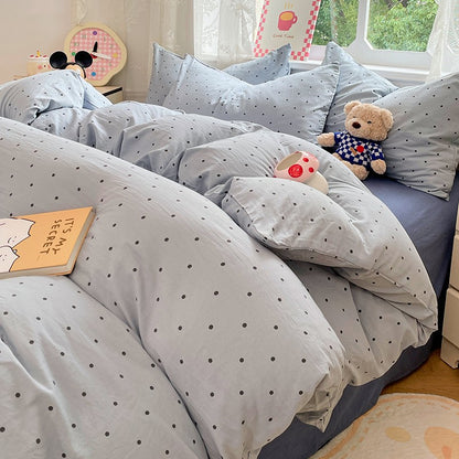 Pre-Washed Microfiber Duvet Cover Set with 2 Pillowcases - Ultra Soft Wrinkle-Resistant Bedding Set, Hypoallergenic & Breathable