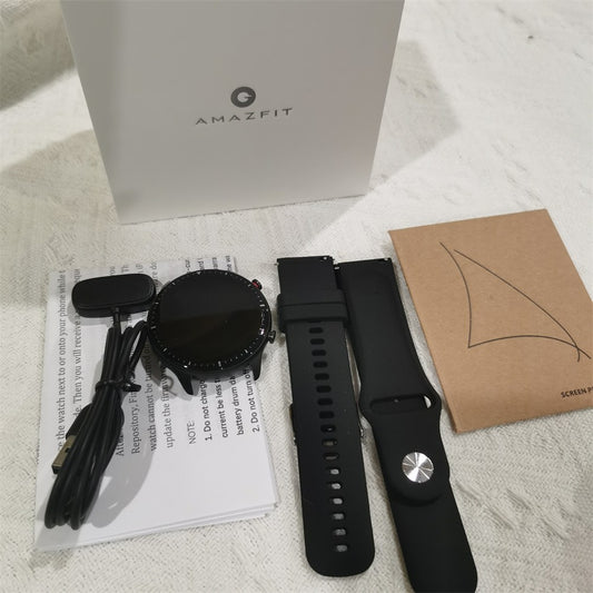 Amazfit GTR 2 Smartwatches Sem Novo Smartwatch Masculino À Prova D' Água 5ATM GPS 95% Novo De Exposição Esporte Relógio Masculino Recondicionado
