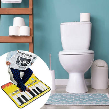 Tapete de Música para Banheiro em Casa, Tapete Criativo com Som de Piano, Almofada Musical Engraçada para o Chão do Piano, Tapete Antiderrapante para Banheira