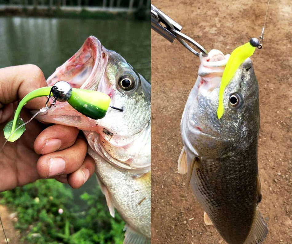 5 peças 3.5g 5g 7g 10g 14g Cabeça de anzol de jig de pesca com anzol offset, Anzol de cabeça redonda, anzol de pesca de barriga estreita de aço de alto carbono