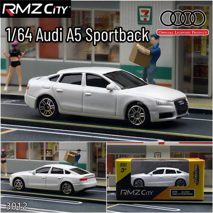 Escala 1:64 Audi R8 V10 Modelo de Carro Réplica Miniatura de Metal Arte Toyota VW Mercedes BMW Coleção de Veículos Presente Brinquedo para Menino
