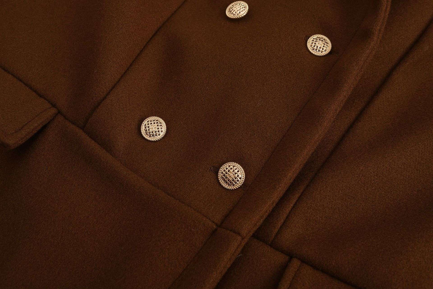 European and American Men's Casual Woolen Coat for Autumn and Winter, Young Men's Double-breasted Fur Collar Overcoat S-5XL