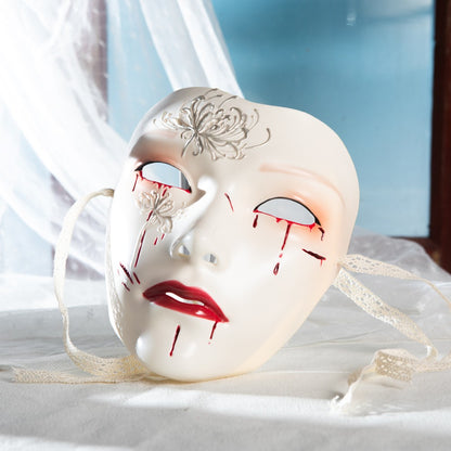 Mask Retro Hand Drawing Fashion Men and Women SameStyle Ancient Style Adult Style Hanfu Props Ball Party Secret Room Accessories