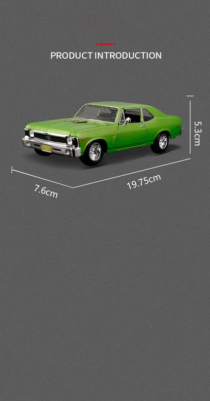 Maisto 1:24 Chevrolet Nova SS 1970 Carro de Liga Leve Diecasts e Veículos de Brinquedo Modelo de Carro em Miniatura Para Crianças