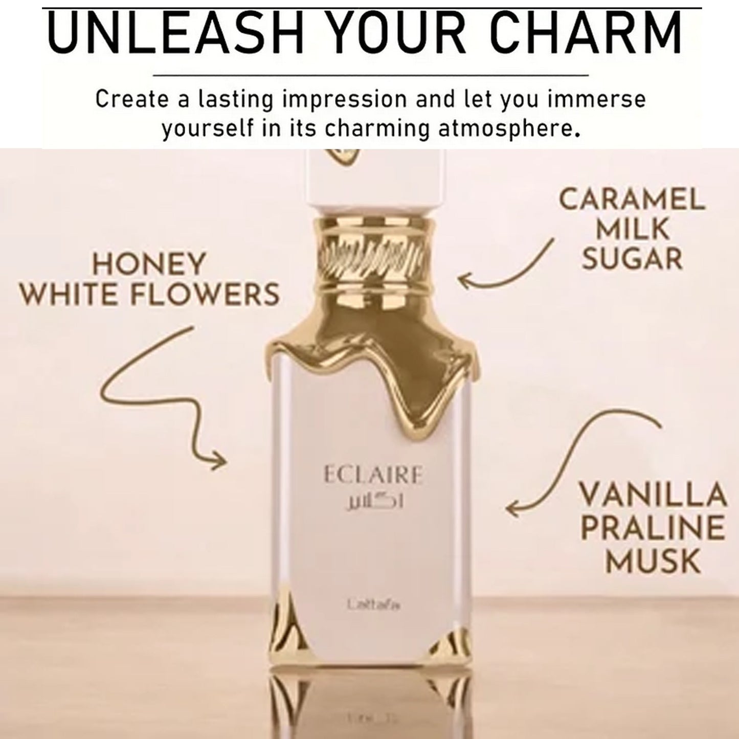 LATTAFA Eclaire Eau De Parfum Spray For Women, 3.4 Ounce/100ml Valentines Day Gifts Give Her The Perfect Gift