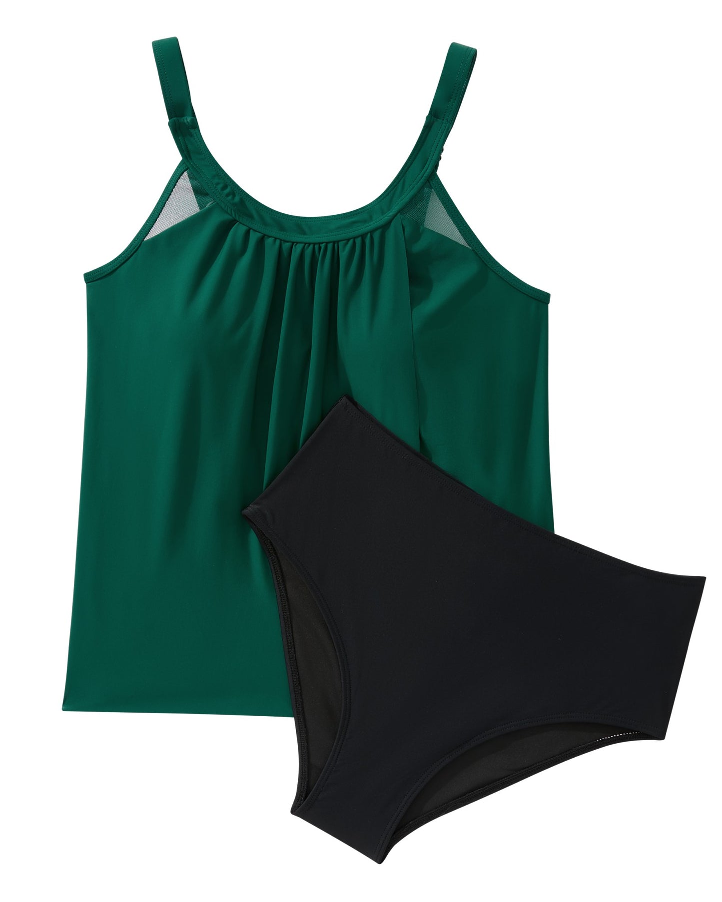 Women Tummy Control Tankini Bathing Suits High Waisted Padded Swimwear Plus Size Beachwear Swimsuit Bikini Sets Female