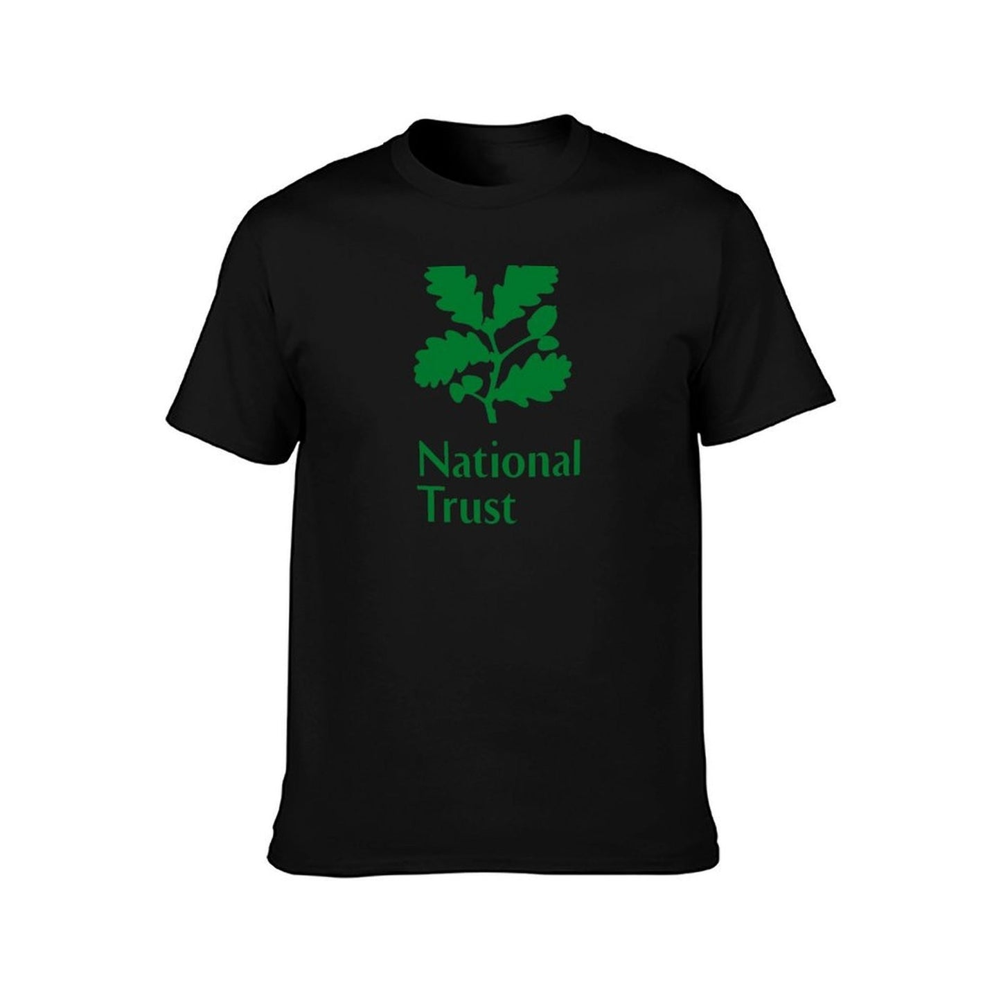 National Trust green logo T-Shirt t shirt man cotton t shirt man plain T-Shirt
