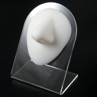 1PC Soft Silicone Simulation 1:1 Ear Nose Navel Nipple Model Practice Piercings Tools Jewelry Display Teaching Tool Accessories