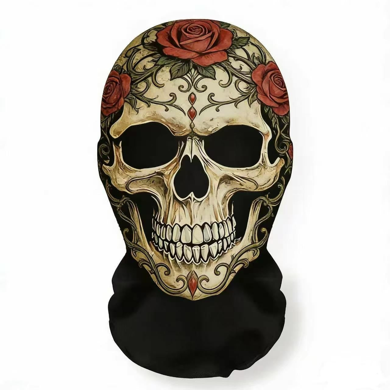 1-Piece 3D Horror Skull Breathable Sun-Proof Headgear Mask, Washable, Prank & Gag Mask