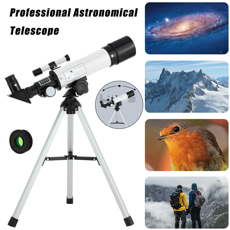 Telescópio astronômico F36050, grande abertura, alta definição, alta ampliação, para observar a lua e as estrelas