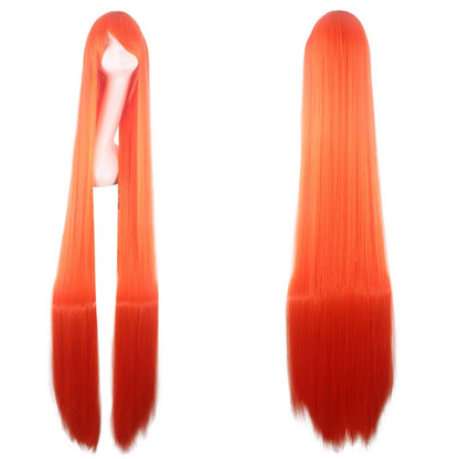cosplay wig, ancient costume, men and women, long straight hair, anime, colored hair Synthetic fiber wig