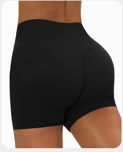 SWELTERING Gym Fitness Shorts Running Cycling Sports Shorts Breathable Workout Short Leggings High Waist Fitness Yoga Shorts