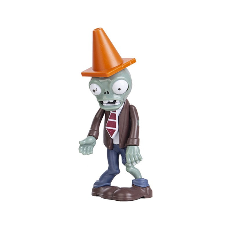 Plantas vs Zumbis Anime Bonecos de Ação Disparervilha Obstáculo Zumbi Pirata Figura de Ação Modelo de Cola Dura Jogo de Batalha Presente Infantil