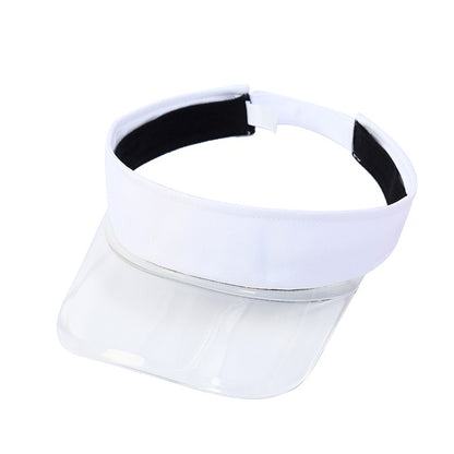 Chapéus de Viseira de Sol para Pais e Filhos, Viseiras de Plástico PVC para Mãe, Filho e Filha, Bonés de Viseira para Esportes ao Ar Livre, Chapéu de Sol para Bicicleta para Mulheres