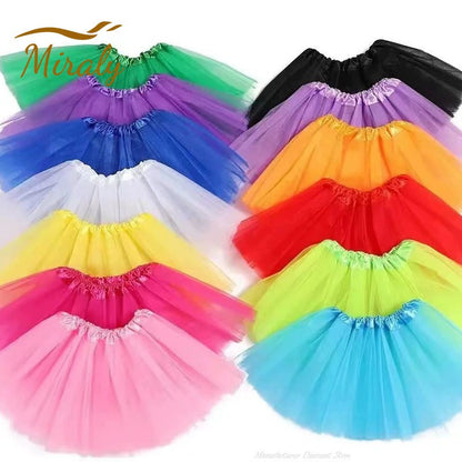 Tutu Skirt Women Girls 80s Vintage Ballet Dance Skirt Layered Short Mini Skirt Vintage Petticoat Layered Mesh Ballet Underskirt