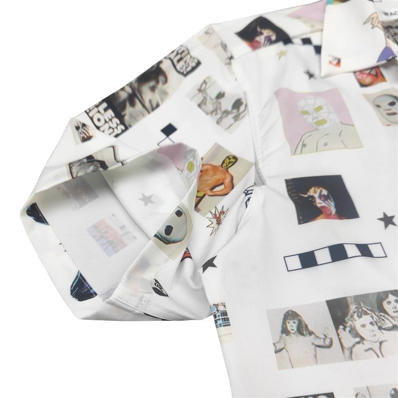 Latest Trend WACKO MARIA 25SS Vintage Denim Rope Crop Casual Hawaii Beach Holiday Mens Womens Casual Short Sleeve Shirt Tops