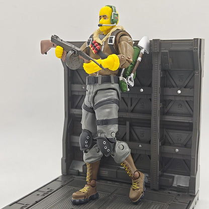 Fortnite Raptor Cavaleiro Negro Soldado Caveira Líder do Esquadrão Abraço Boneco de Ação Decoração de Quarto Brinquedos Presente para Crianças
