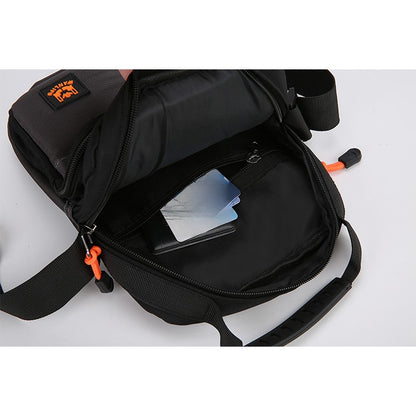 Men's crossbody bag with adjustable shoulder straps, multifunctional single shoulder bag for daily commuting, casual outdoor bag