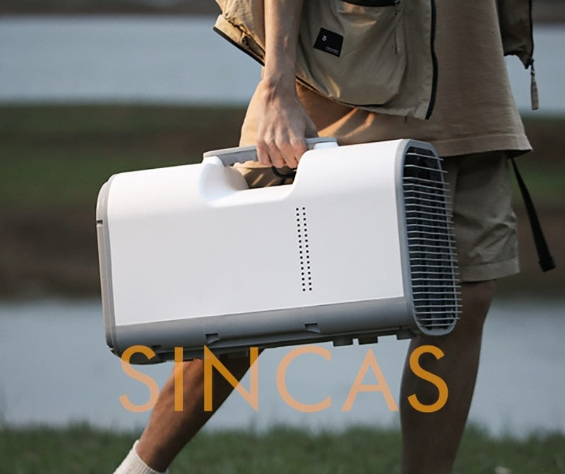 Ar Condicionado Portátil Móvel para Barraca de Camping, Garagem, Quarto, Refrigerador 600W, Mini Ar Condicionado Móvel Sem Instalação com Controle Remoto