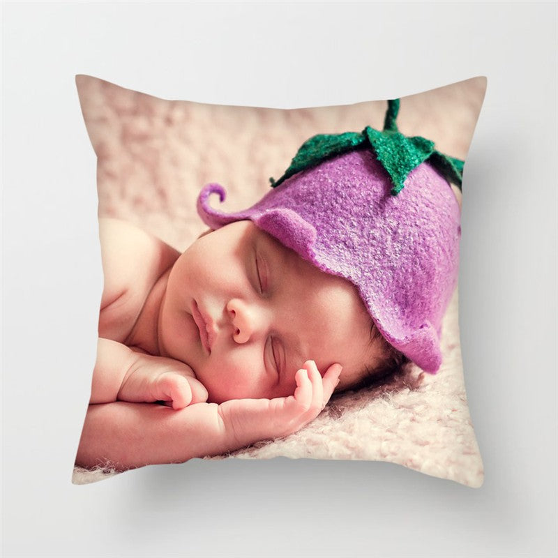 MIAOTU Custom Cushion Cover DIY Customized Throw Pillow Home Decorative Square Wedding Pets Baby Print Pillowcase Drop Shipping