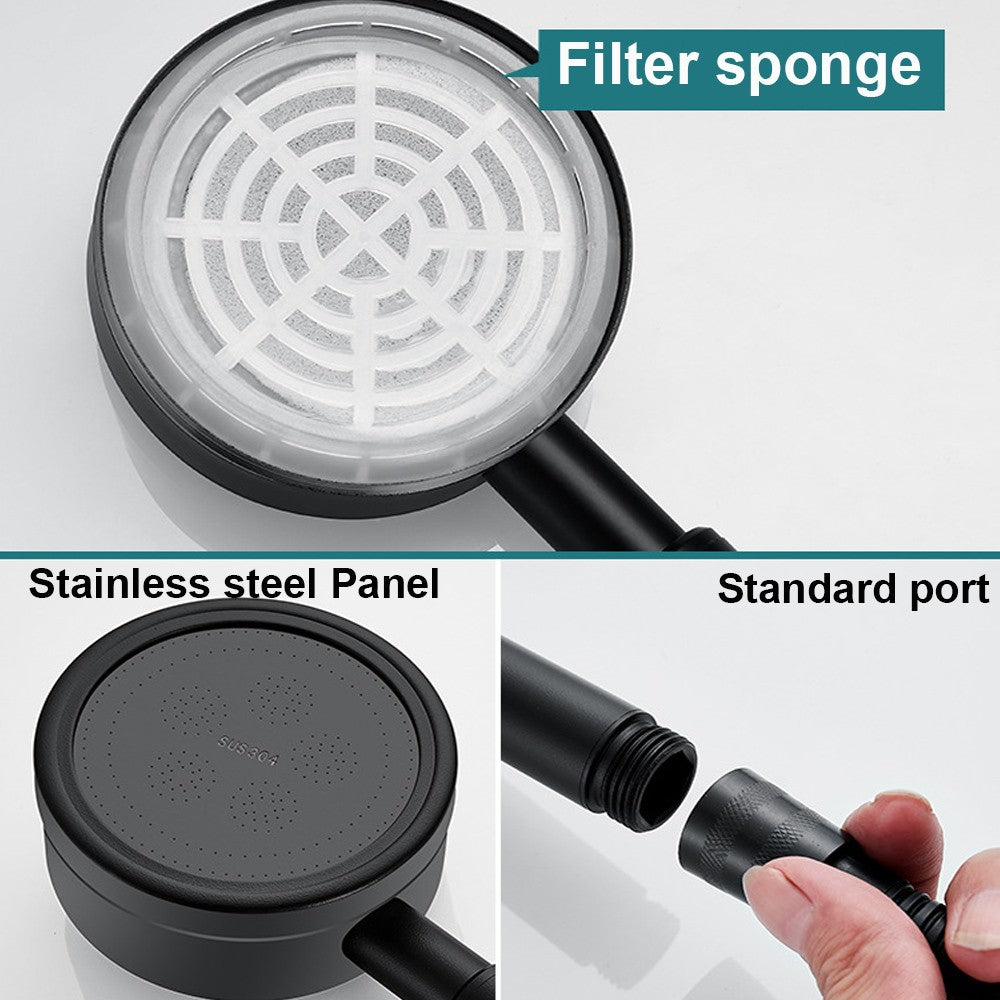 304 Stainless Steel Shower Head,Handheld Bath Rainfall Shower,High-pressure Shower Head For Home Use Faucet Bathroom Accessories