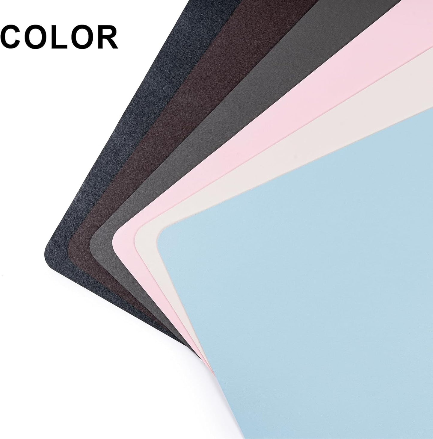 Desk Pad Protector, Non-Slip PU Leather Large Mouse Pad, Easy Clean, Writing Pad for Office/Home/Decor/School Desk Mat