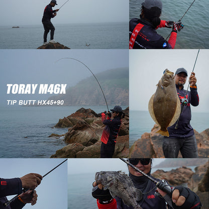 PURELURE NDMBLS Toray M46X 0.5-12g Isca Macia Ação EXF Armação FUJI de Titânio e Anel SIC Ponta Sólida de Carbono Perca Black Bass Lúcio Lúcio-Perca