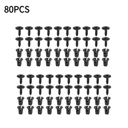20/40pcs Auto Mudguard Lining Snap Screws for Volkswagen AUDI Engine Cover Undertray Splashguard Wheel Fastener Clips Bolt