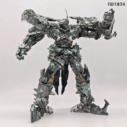 BAIWEI Transformation TW1034 TW-1034 24cm Grimlock KO SS07 Action Figure Dinossauro Lorde Líder Brinquedo Coleção Presentes