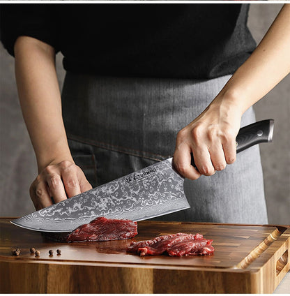 TURWHO 8.5" Kitchen Gyuto Knives 67 Layer Damascus Steel Professional Chef Knife Sharp Meat Cleaver Slicing Kitchenware Tools