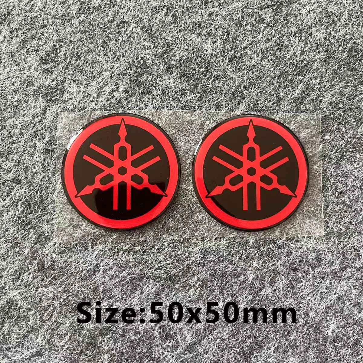 Para adesivo de motocicleta Yamaha 3D, decalque de logotipo de emblema