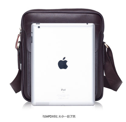 New Polo Men's Single Shoulder Bag Korean Style Business Casual Crossbody Bag Vertical Model for Men