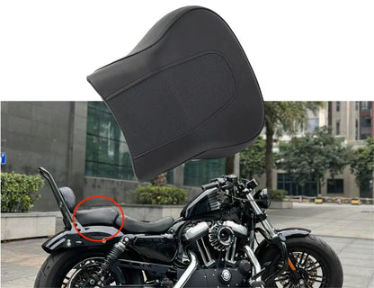 Banco traseiro para garupa macio preto para Harley Davidson Softail Fat Boy Night Train Springer 2006-2017