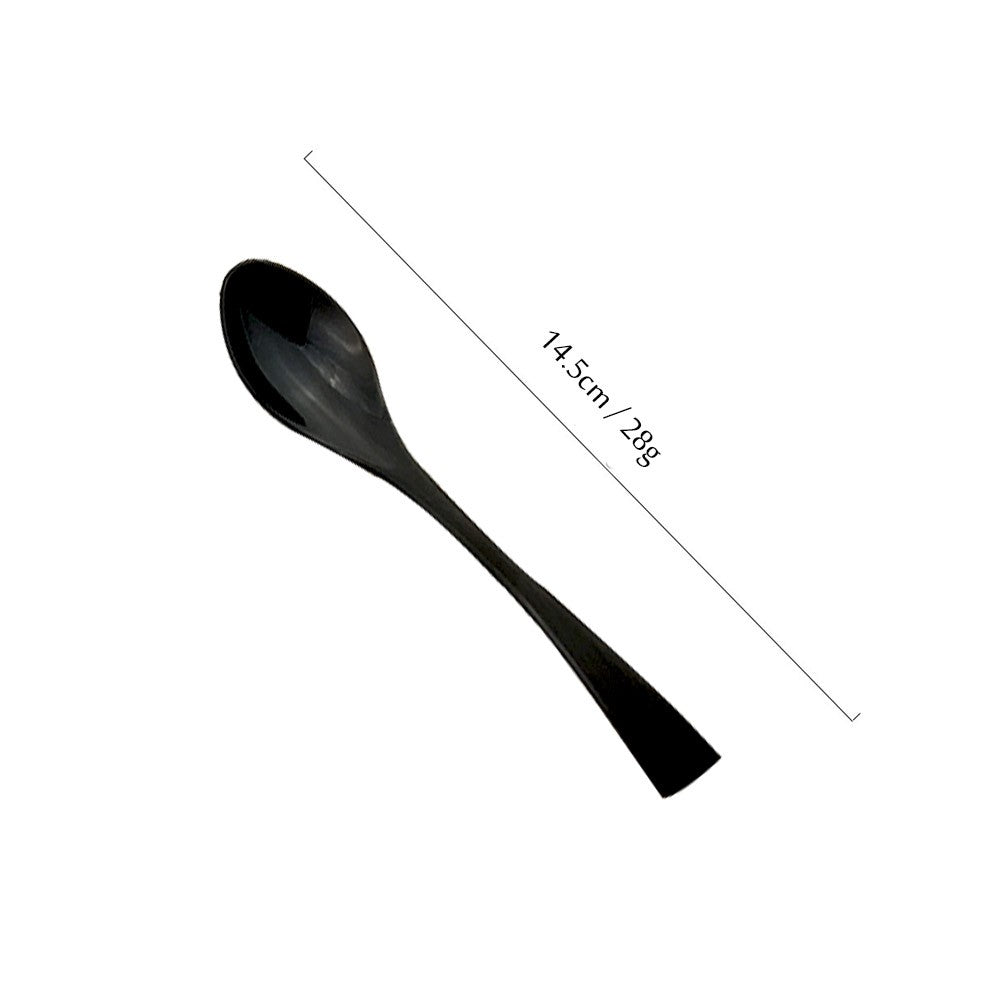JANKNG Conjunto de Talheres Preto 1 Peça Aço Inoxidável 18/10 Ocidental Talheres de Mesa Garfo Faca de Bife Manteiga Jantar