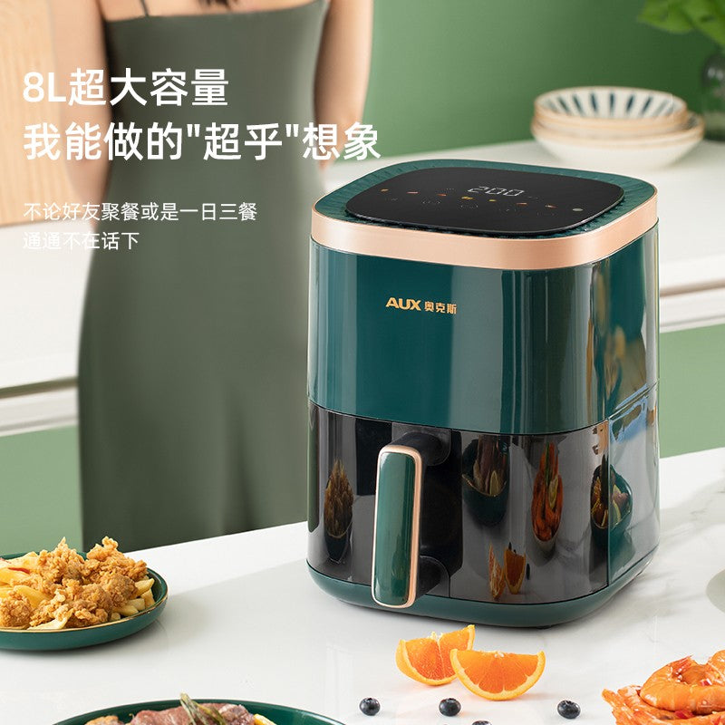 220V Home Air Fryer Multifunctional Intelligent One-Piece Electric Grilling Oven No Oil