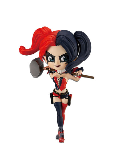 Autêntica Bandai Banpresto Qposket Esquadrão Suicida DC Hero Arlequina Fofa PVC Colecionável Figure - Presente Perfeito para Fãs