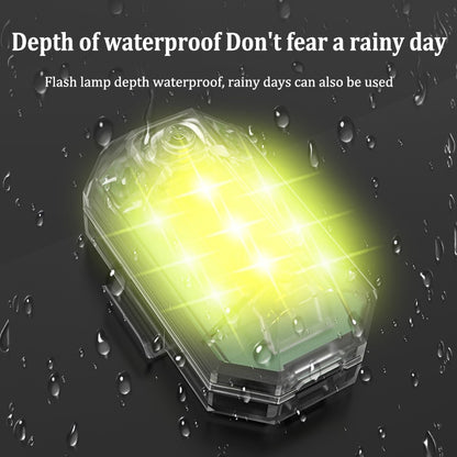 1/2/4pcs Wireless LED Drone Strobe Light for Motorcycle Car Bike Remote Control Anti-collision Warning Light Signal Light