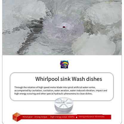 Portable Mini Ultrasonic Dishwasher USB Wireless Fruit Vegetable Dish Washer Electric Kitchen Home Dish Washing Machine Cleaner