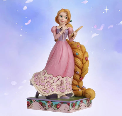 Novos produtos em estoque: Pinturas de personagens de desenho animado, Estatuetas de princesas de cabelo comprido, Brinquedos de estatuetas, Presentes surpresa de aniversário para meninas