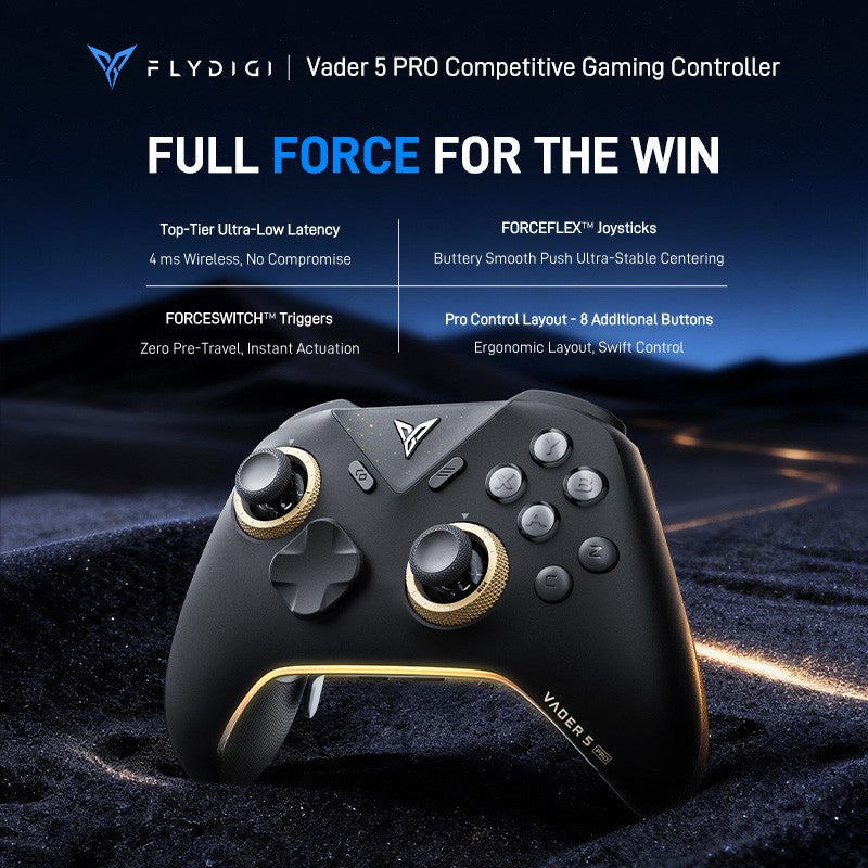 In Stock Flydigi Vader 5 Pro V2 Global Version Wireless Bluetooth Gamepad Controller Multi-Platform for PC NS2 Mobile Steam