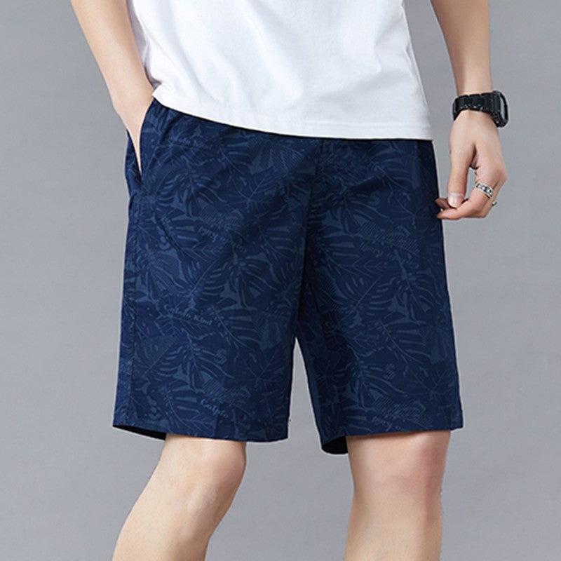Men's Sweatpants Baggy Comfortable Shorts Male Casual Travel Outdoor Sports Bermuda Shorts Elastic Waist Y2K Print Half Pants