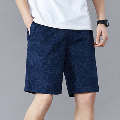 Men's Sweatpants Baggy Comfortable Shorts Male Casual Travel Outdoor Sports Bermuda Shorts Elastic Waist Y2K Print Half Pants