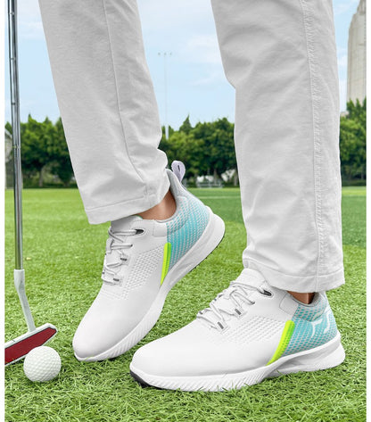 New Golf Shoes Men's Golf Shoes Casual Sneakers Anti-slip Outdoor Training Fitness Breathable Damping Wear-resistant Anti-odor