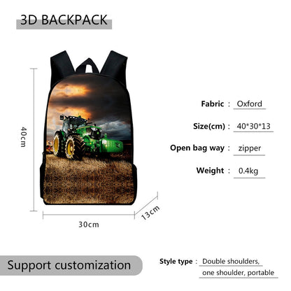 Luxury Popular football 3D Print 3pcs/Set pupil School Bags Laptop Daypack Backpack Inclined shoulder bag Pencil Case