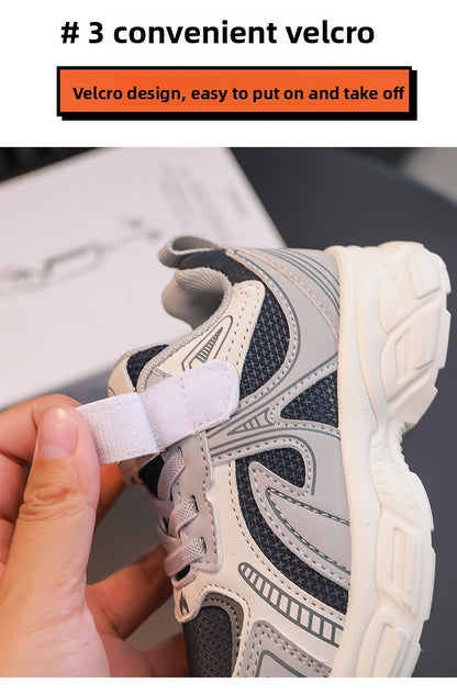 2025 Spring Autumn New Boys Kids Sport Shoes Girl Baby Toddler Mesh Breathable Casual Running Shoes Soft Soled Children Sneakers
